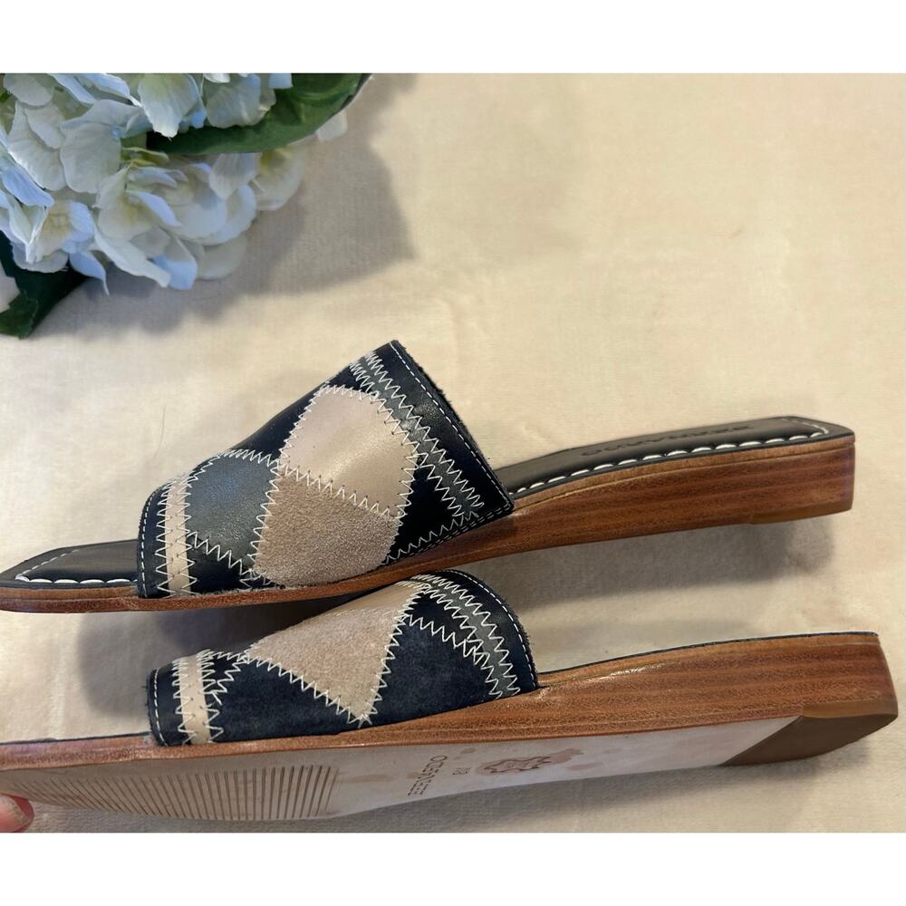 Bernardo Ombre Patchwork Wedge Slide, Size 8M - Picture 4 of 7
